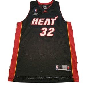 Reebok Shaq O'Neal Miami Heat #32 Swingman Vintage Jersey Mens Size Large